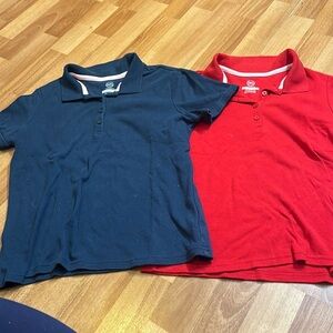 Two wonder nation polos XXL size 18